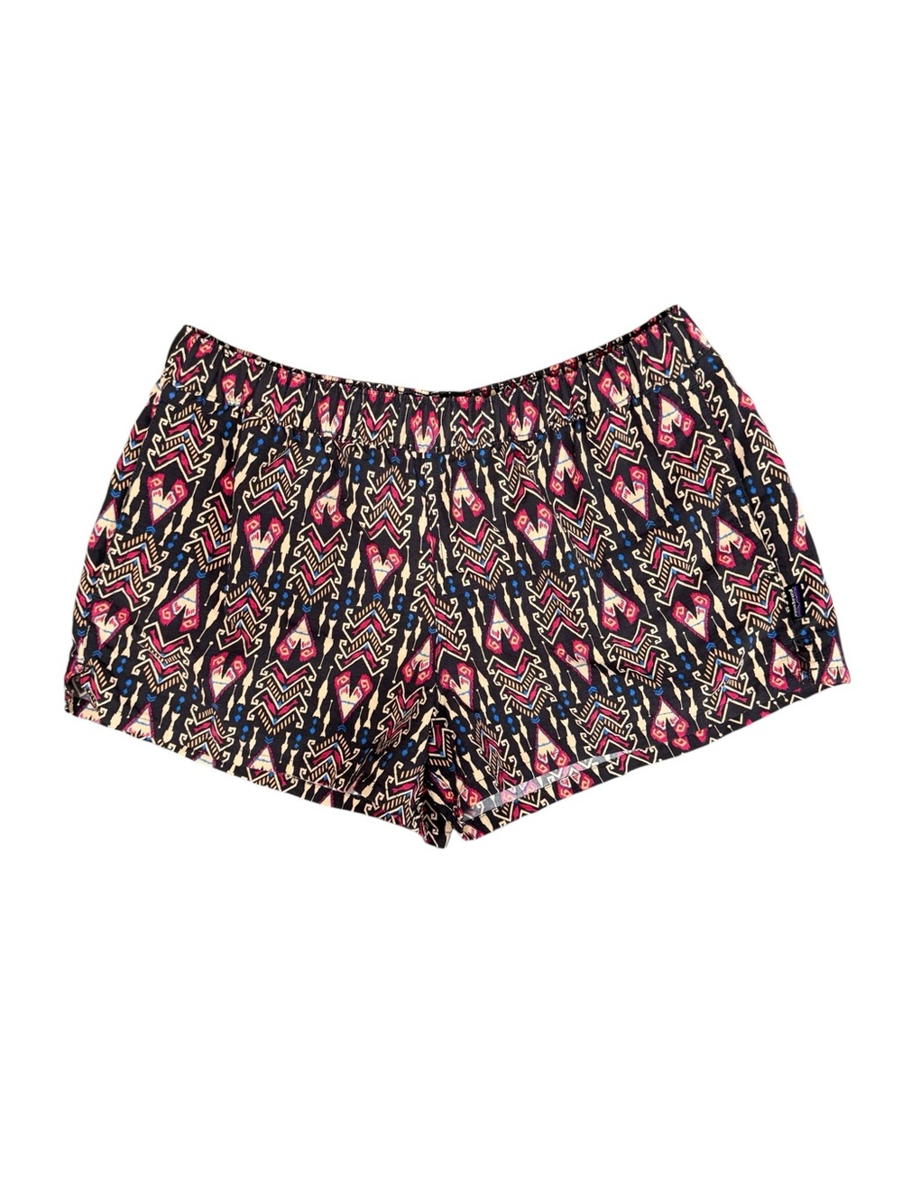 Patagonia Barely Baggies Womens Short Pull On Tribal Aztec Print Medium